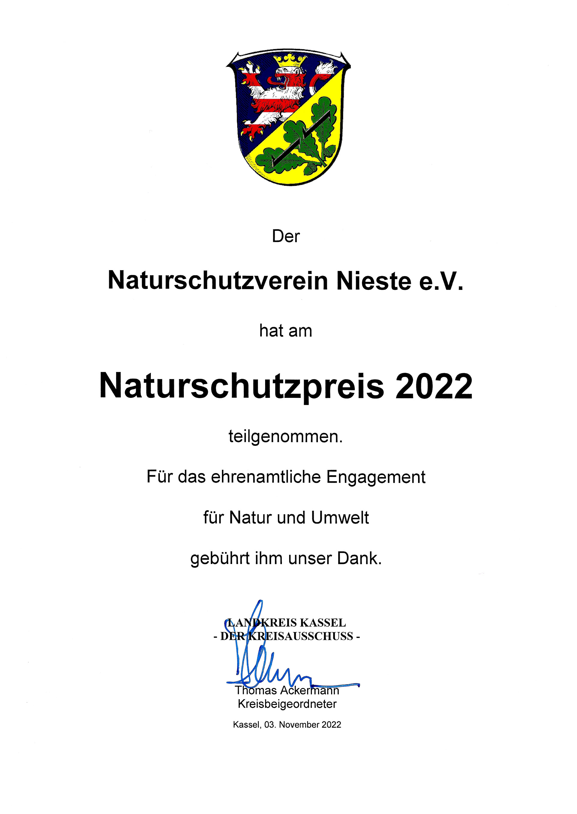 Naturschutzpreis 2022
